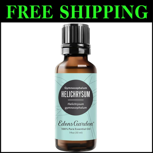 Therapeutic Helichrysum Essential Oil - Premium Grade for Diffuser & Skin, 30 ml