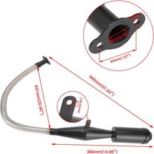 Load image into Gallery viewer, Polished Aluminum 2 Stroke Exhaust Muffler Silencer + Chain Tensioner for Bikes