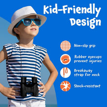 Load image into Gallery viewer, Think Peak Kids Binoculars - 8x Magnification Compact Adventure Toy for Ages 4-8