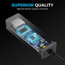 Load image into Gallery viewer, 5GbE USB-C Ethernet Adapter with Rugged Aluminum Body for Fast Connectivity