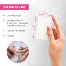 Load image into Gallery viewer, Moisturizing Nail Polish Remover Wipes with Aloe Vera - Travel Size Convenience