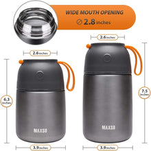 Load image into Gallery viewer, Durable Insulated Soup Jars - Lightweight, Scratch-Resistant Food Storage Duo