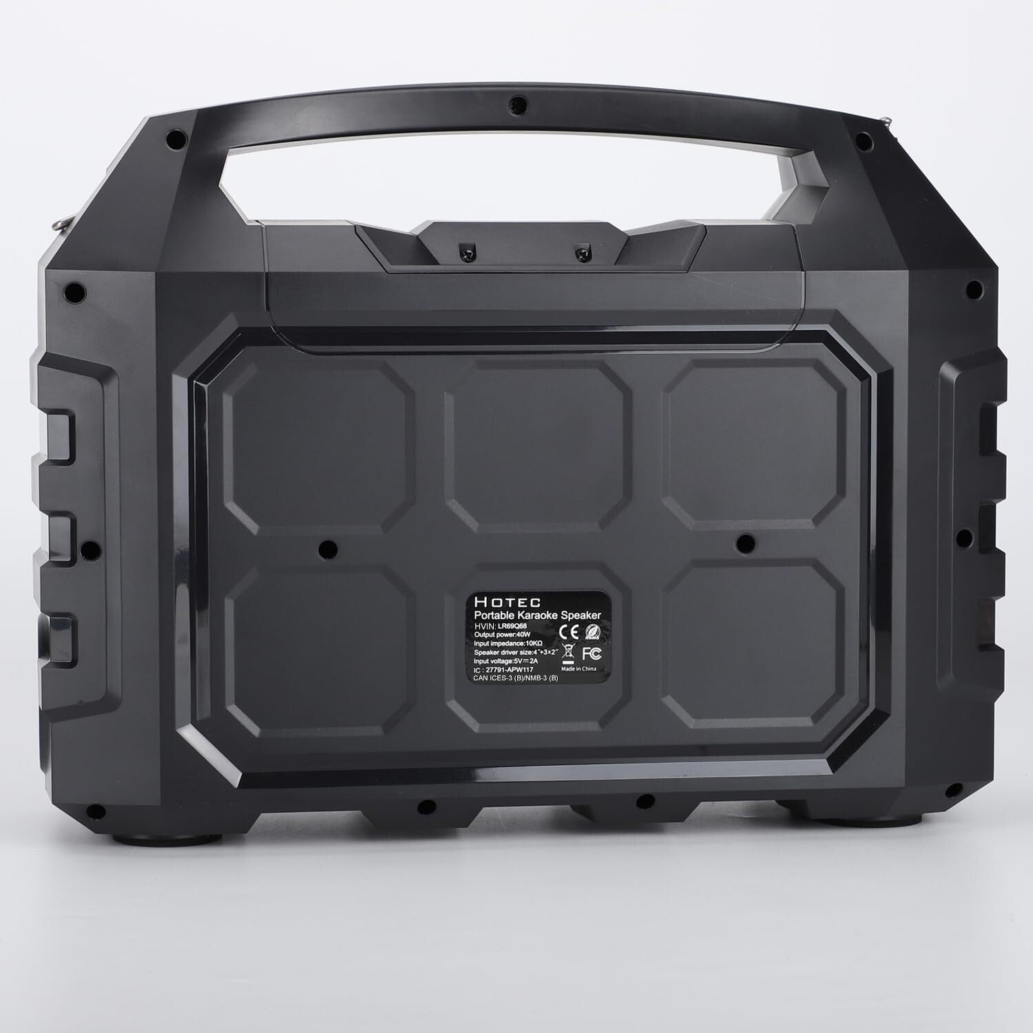 Powerful Bluetooth Karaoke Machine with UHF Mics - Ideal for Parties & Teaching