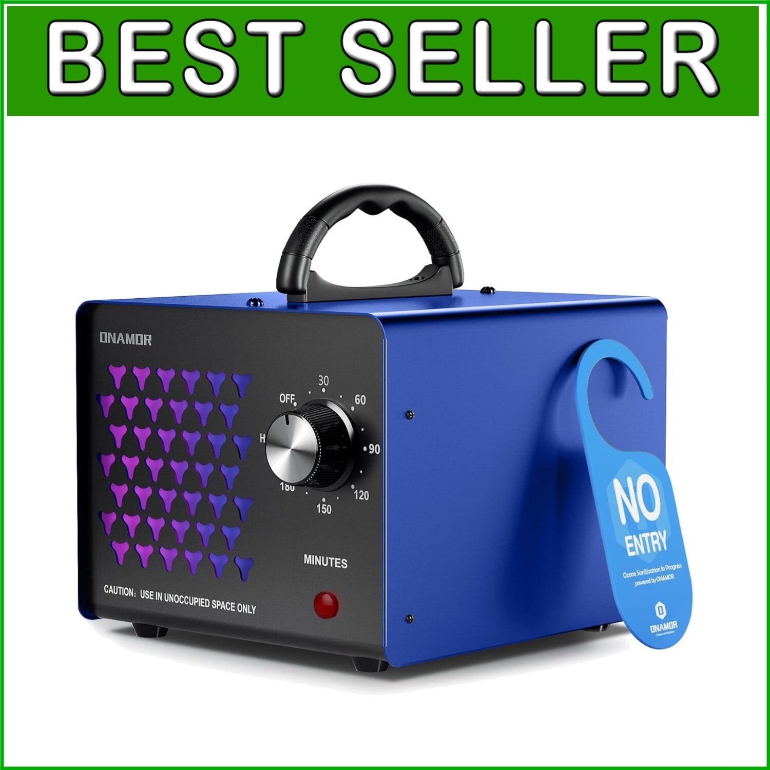 High-Performance Ozone Machine - Deodorizes Smoke & Pets Up to 6000 Sq.Ft