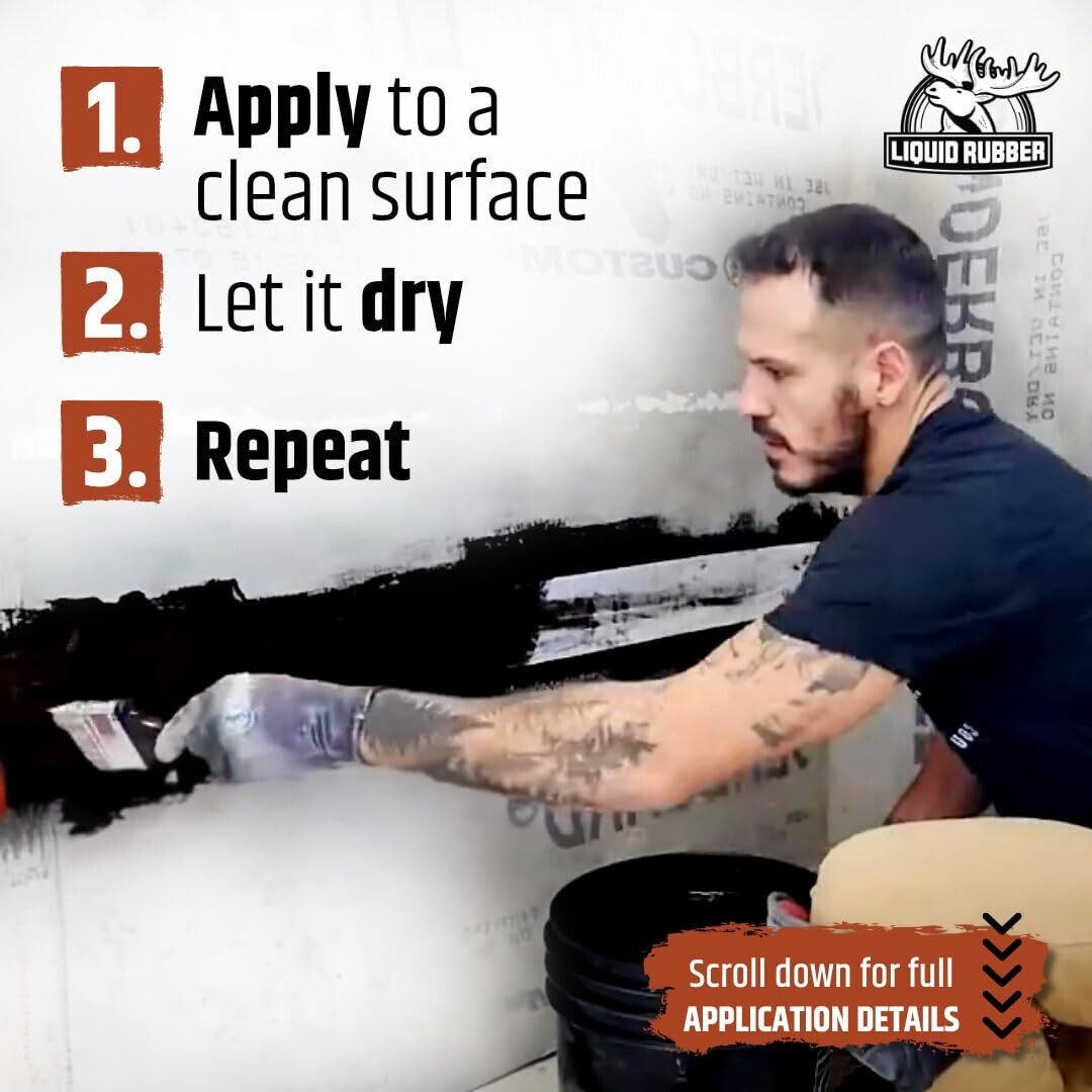 Basement Waterproofing Sealant - Flexible Crack Filler & Indoor/Outdoor Coating