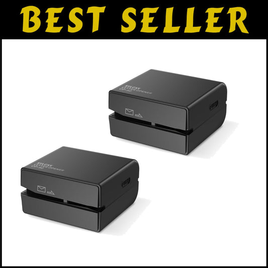 Electric Letter Opener - 2PCS Ergonomic Envelope Slitters for Safe Mail Handling