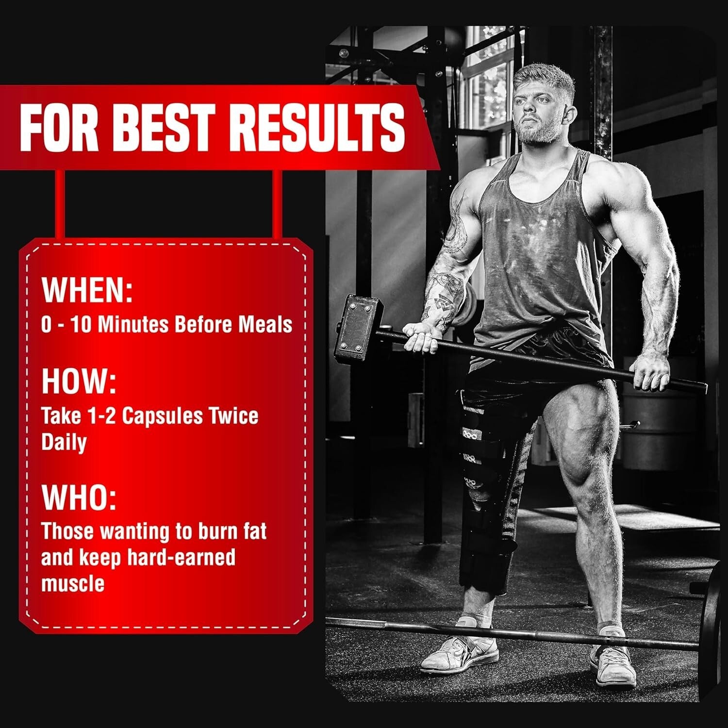 All-Day Energy Fat Burner | Appetite Control & Lean Muscle Support - 120 Count