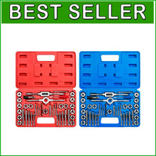 Load image into Gallery viewer, Premium 80-Piece Tap and Die Set - SAE &amp; Metric, Durable Steel Construction