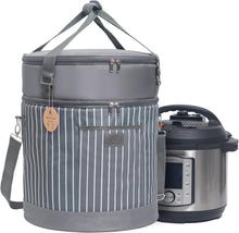 Load image into Gallery viewer, Multi-Compartment Insulated Carrier Bag for 8 Quart Instant Pots - Easy Clean