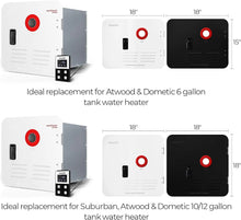 Load image into Gallery viewer, RV Tankless Water Heater Gen 2 | InstaShower 8 Plus, White Door, Remote Controller