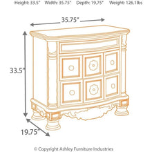 Load image into Gallery viewer, Luxurious North Shore Nightstand Marble Inlay Top 3 Drawers Dark Brown Finish