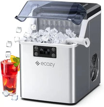 Load image into Gallery viewer, Ice Maker, 45lbs/Day, Stainless Steel, Auto Self-Cleaning, 24 Cubes in 13 Mins