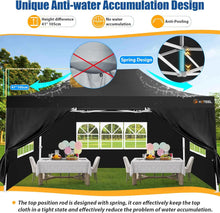 Load image into Gallery viewer, 10x15 Heavy Duty Pop Up Canopy Tent Waterproof Sidewalls UPF 50+ Commercial Grade