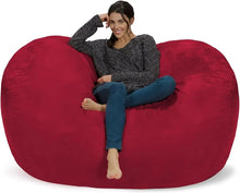 Load image into Gallery viewer, Chill Sack Bean Bag Chair: Huge 6&#39; Memory Foam Lounger, Soft Microfiber Cover