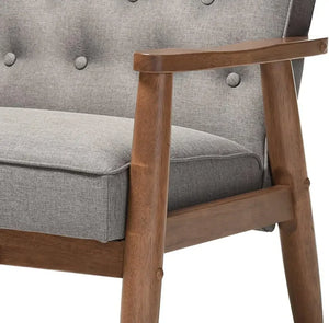 Grey BBT8013 Armchairs, 27.11 x 29.45 x 32.96, Elegant & Comfortable Seating