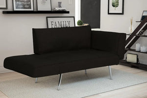 Loveseat Black Furniture Living Room Sofa Couch Elegant Comfortable Design