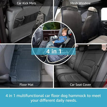 Load image into Gallery viewer, 100% Waterproof Backseat Cover Dog Seat Covers, 4-in-1 Floor Dog Hammock for Ford Crew Cab