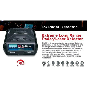 R3 EXTREME LONG RANGE Laser/Radar Detector - Record Shattering Performance