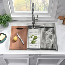 Load image into Gallery viewer, Stainless Steel Drop In Kitchen Sink, 33x19 Inch Drop-In Kitchen Sink, 33&quot; Wide