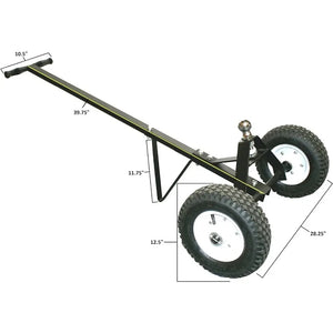 Trailer Dolly with 12" Pneumatic Tires - 600 Lb Max Capacity, Model #70225