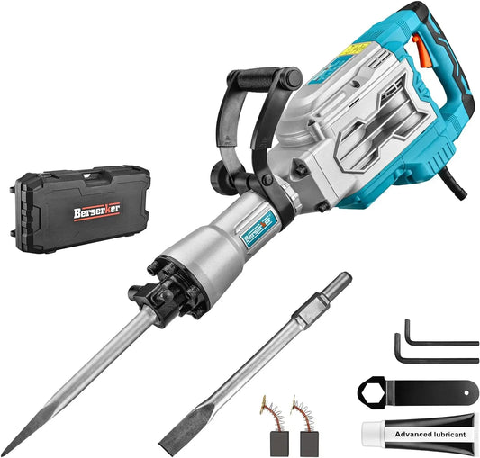 Heavy Duty 1700W SDS-Hex Demolition Jack Hammer, Corded Electric Chipping Hammer