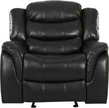 Load image into Gallery viewer, Home Great Deal Furniture Merit Black Leather Recliner/Glider Chair