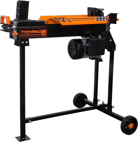 Electric Log Splitter: 6.5-Ton Capacity, Stand Included, Efficient Splitting