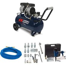 Load image into Gallery viewer, 8 Gallon Air Compressor (DC080500) with Solar Water Vacuum Pump &amp; AC Oil Pump