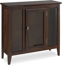 Load image into Gallery viewer, Entryway Cabinet with Interior Light, Chocolate Oak, Furniture Storage Solution