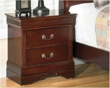 Load image into Gallery viewer, Traditional Dark Brown 2 Drawer Nightstand - Classic Bedroom Furniture