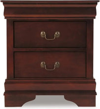 Load image into Gallery viewer, Traditional Dark Brown 2 Drawer Nightstand - Classic Bedroom Furniture