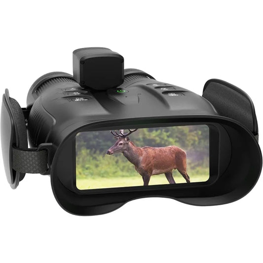 True 4K 35mm Night Vision Binoculars, Day/Night Vision Goggles with Rangefinder