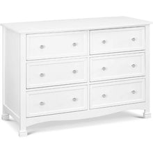 Load image into Gallery viewer, White 6-Drawer Double Wide Dresser - Bedroom Chest of Drawers Furniture