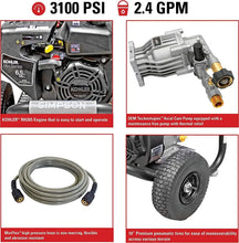 Load image into Gallery viewer, MegaShot 3100 PSI Gas Pressure Washer, Kohler Engine, Spray Gun Included