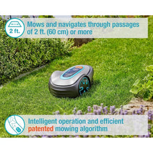 Load image into Gallery viewer, Automatic Robotic Lawn Mower Minimo, Bluetooth App Control, Grey, Boundary System