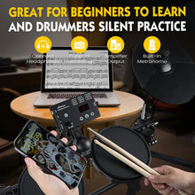 Load image into Gallery viewer, Electronic Drum Set Kit for Adults Beginners, 8 inch Mesh Snare, Electric Drums with Rim Shot and Cymbal Choke