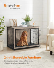 Load image into Gallery viewer, Modern Dog Crate Furniture, End Table Kennel for Dogs up to 80 lb