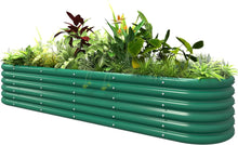 Load image into Gallery viewer, Planter Box: Metal Modular Raised Garden Bed, 8ft x 2ft x 1.4ft - 17&quot; Tall 12-in-1