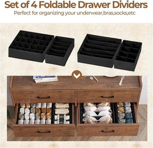 Quick Install Drawer Dresser | 6 Wooden Drawers Storage Dresser