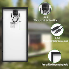 Load image into Gallery viewer, 100 Watt Solar Panel 12V - High Efficiency Solar Module, PV Charger for RV Batteries