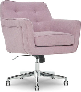 Modern Office Chair: Mid-Back, Memory Foam, Stylish & Comfy MemoryFoam