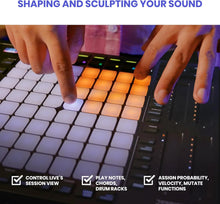 Load image into Gallery viewer, MIDI Controller APC64 - 64 Velocity Pads, 8 Touch Strips, Step Sequencer