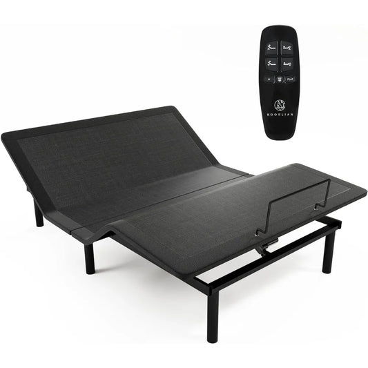 Adjustable Bed Frame - Electric Queen Base, Zero Gravity Separate Head/Foot Lift