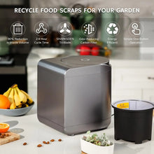 Load image into Gallery viewer, Compact Electric Kitchen Composter, 2.5L Capacity and Tri-Blade Design