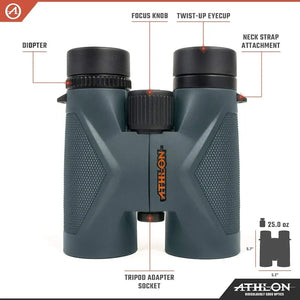 Premium 8x42 UHD Binoculars - ED Glass Lens, High-Power for Hunting, Adults & Kids