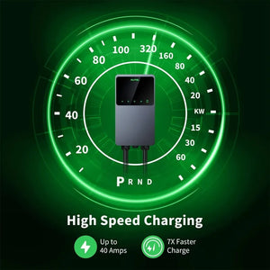 Home EV Charger - 40 Amp, 240V, Level 2, WiFi Enabled for Convenient Charging