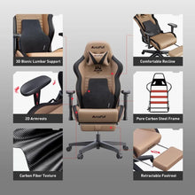 Load image into Gallery viewer, Ergonomic Gaming Chair - High Back PU Leather, Lumbar Support, Racing Style Office Chair