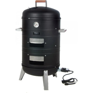 Versatile 2-in-1 Electric Smoker & Lock 'N Go Barbecue Grill