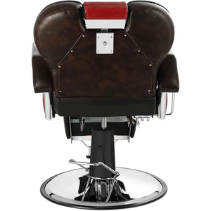 "Heavy Duty Barber Chair – Hydraulic Reclining Salon Styling Chair, Shampoo Ready