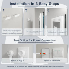 Load image into Gallery viewer, Bathroom Mirror - 60x40 Large LED Mirror, Front Lighted Vanity Mirror, Wall Mounted